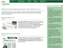 Tablet Screenshot of primavera-ev.de